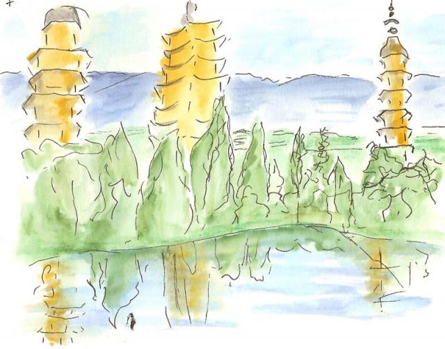 Chine - 0004 - Dali - Les trois pagodes